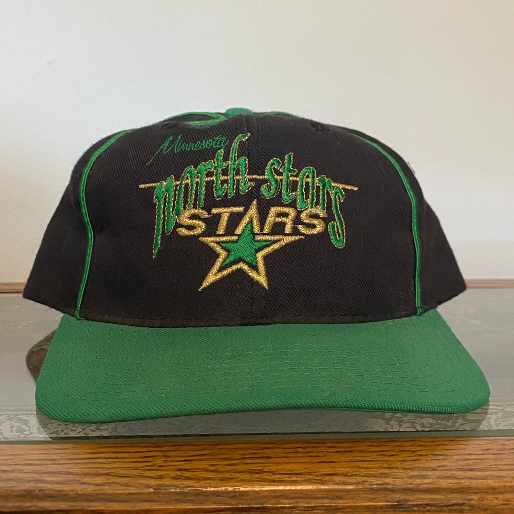 VINTAGE RARE Minnesota North Stars Cap Hat, NHL Embroidered Snapback, The Game
